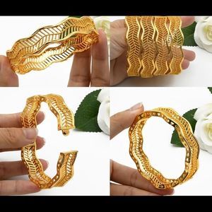 Thick cuff sublimation Palestine bangles play 18K bracelet​​